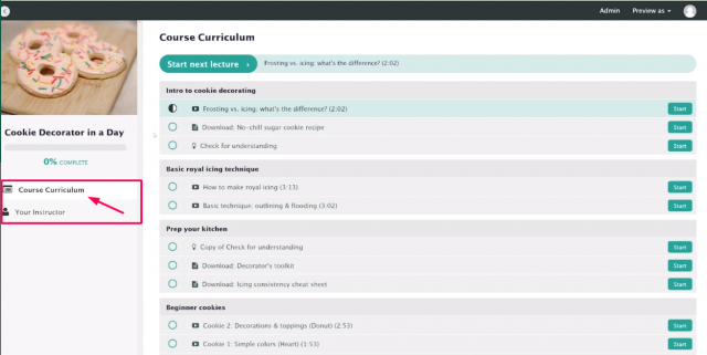 Teachable Course Curriculum