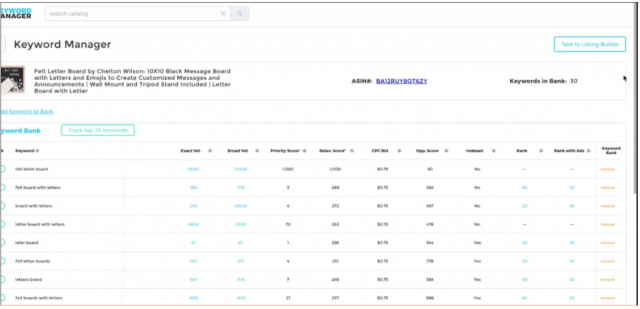 Viral Launch - Keyword Manager Tool