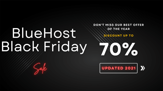 BlueHost Black Friday