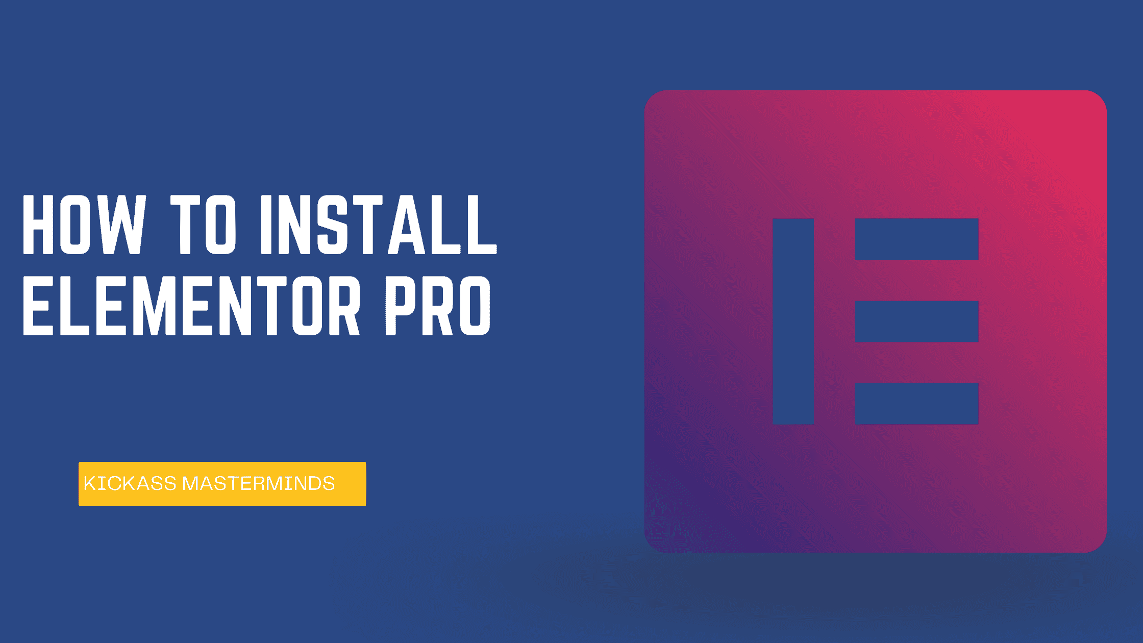 install elementor pro