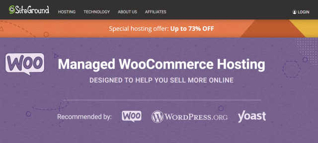  Best WooCommerce Hosting - SiteGround