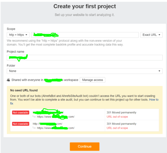 Create Your First Project