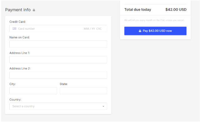 Webflow - Payment Detailed