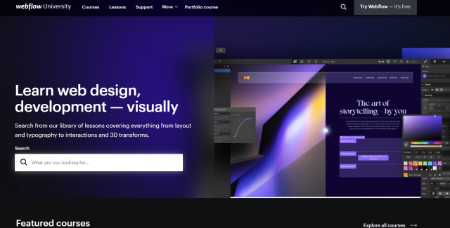 Webflow University - Overview