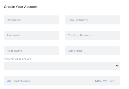 Divi Create an account