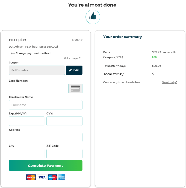 Payment Details