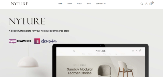 Nyture – Elementor WooCommerce Theme