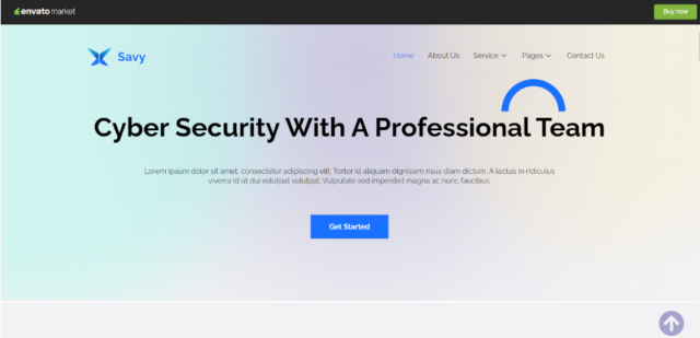 Savy - Cyber Security Elementor Template Kit
